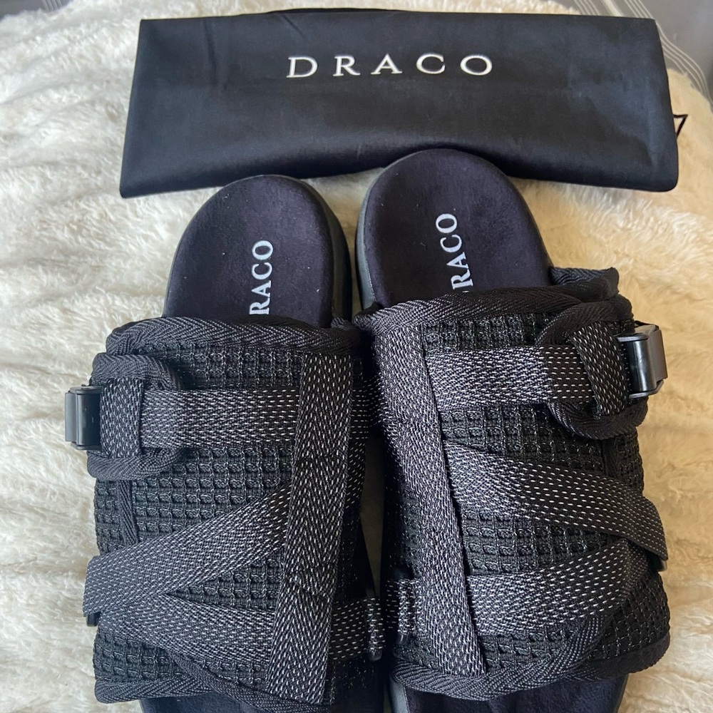 Black Men's Sandals reflective Draco NEW